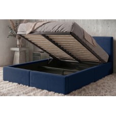 Gulta ar paceļamo mehānismu HILTON 160x200, zils